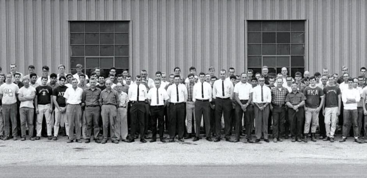 Old photo of Merillat company staff